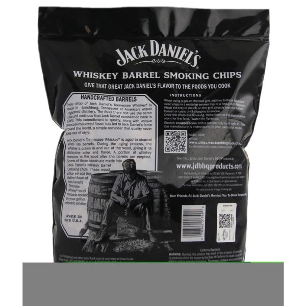 Jack Daniel s All Natural Oak Wood Smoking Chips 180 cu in Online now