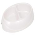 Petmate Assorted Double Diner Plastic 1 cups Pet Bowl For All Pets Online Sale