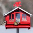 Perky-Pet Squirrel-Be-Gone Wild Bird 8 lb Metal Country House Bird Feeder 1 ports Online