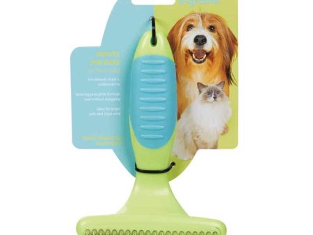 UGroom Blue Cat Dog Grooming Rake 1 pk Supply