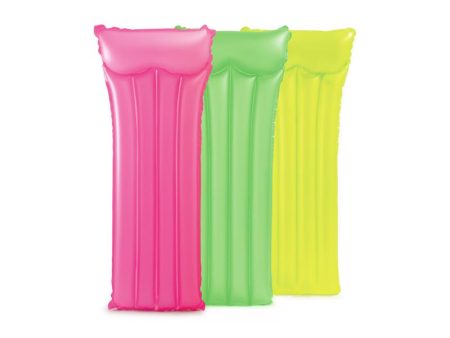 Intex Assorted Vinyl Inflatable Neon Frost Pool Float Supply