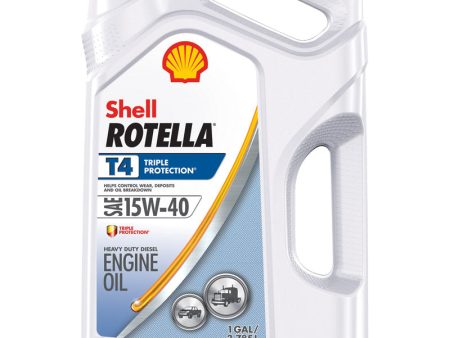 Shell Rotella 15W-40 Diesel Heavy Duty Engine Oil 1 gal 1 pk Cheap