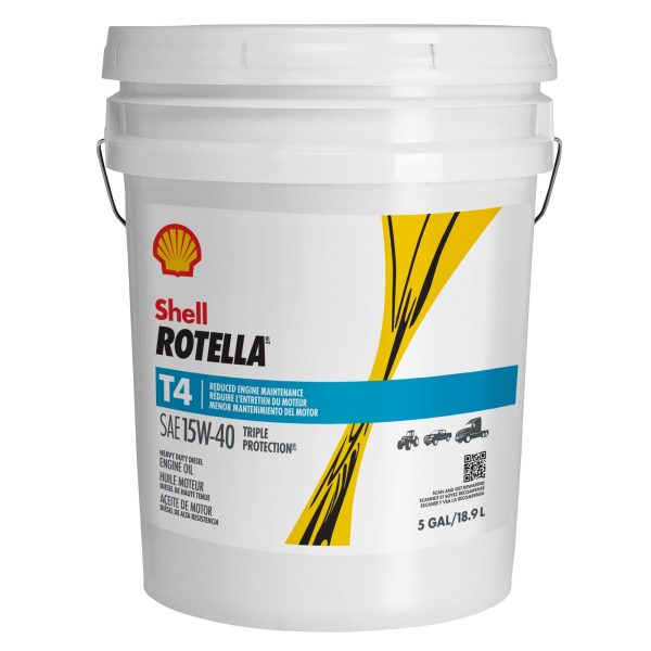 Shell Rotella 15W-40 Diesel Heavy Duty Engine Oil 5 gal 1 pk For Cheap