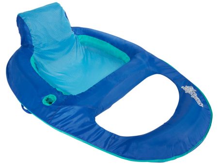 SwimWays Blue Fabric Mesh Inflatable Recliner Pool Float Online