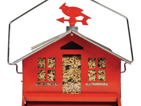 Perky-Pet Squirrel-Be-Gone Wild Bird 8 lb Metal Country House Bird Feeder 1 ports Online