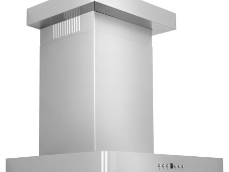 ZLINE Convertible Vent Wall Mount Range Hood in Stainless Steel with Crown Molding (KECRN) on Sale