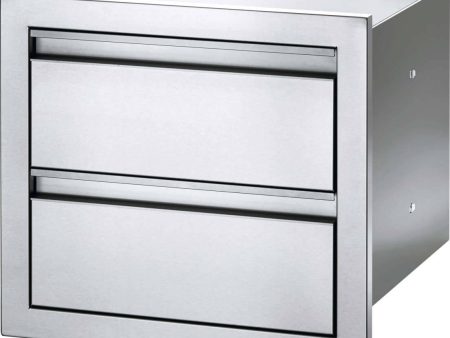 18 x 16 inch Double Drawer, Stainless Steel For Discount